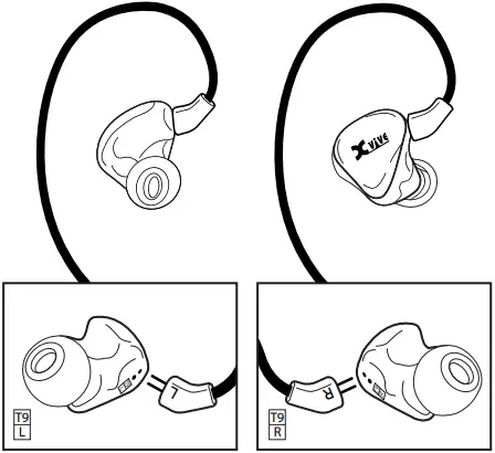 XVive T9 In Ear Monitors C2