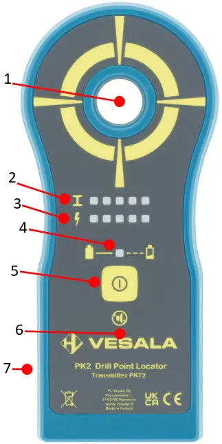 VESALA PKT2 Drill Point Locator Transmitter A2