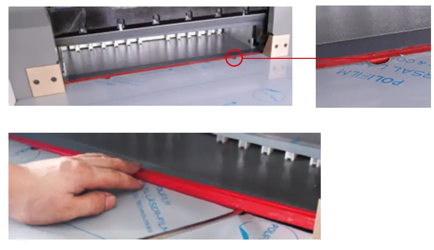 Colordowell 4606S Precise Paper Cutting Machine - Cutting stick