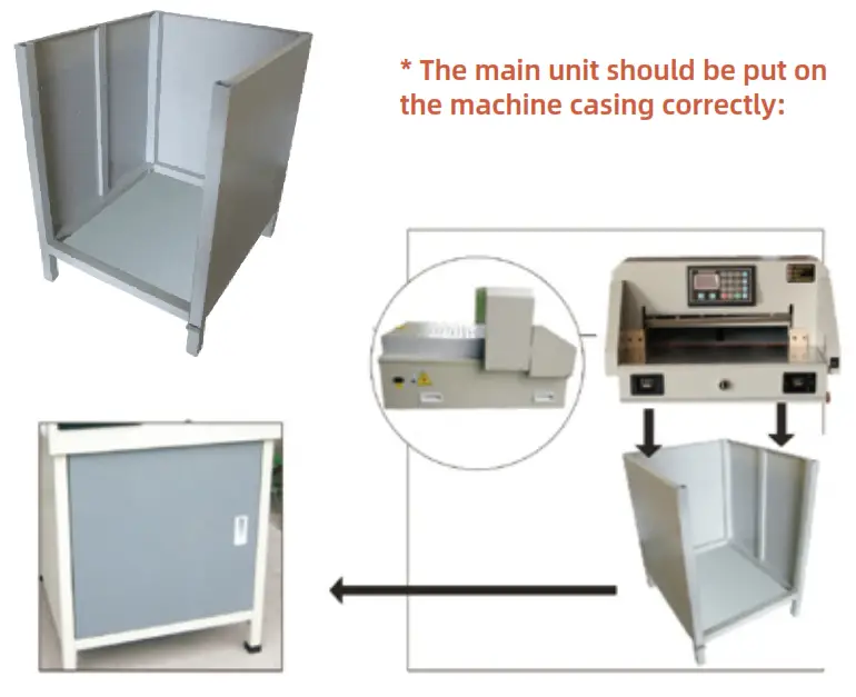 Colordowell 4606S Precise Paper Cutting Machine - machine casing
