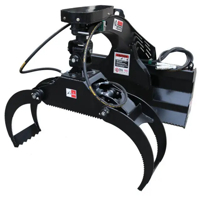 LANDY S LG Skid Steer Mount Log Grapple Forestry Claw