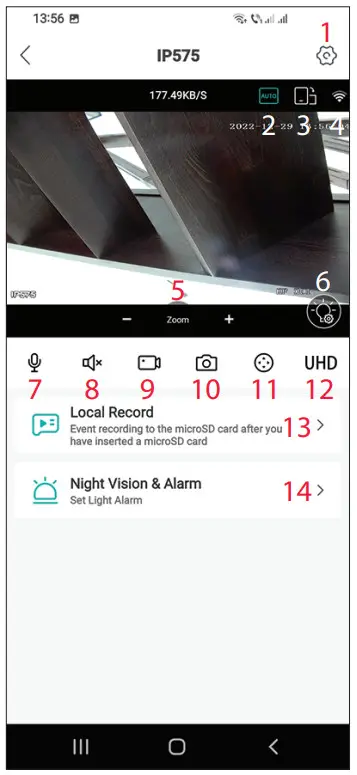 PNI IP575 Video Surveillance Camera - app 2