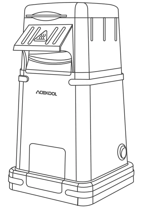 ACEKOOL Maker PA1 2 Minutes No Oil Popper