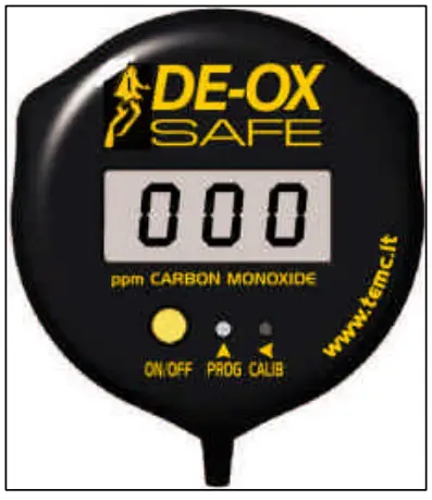 Nuvair DE-OX SAFE Carbon Monoxide Analyzer - instrument