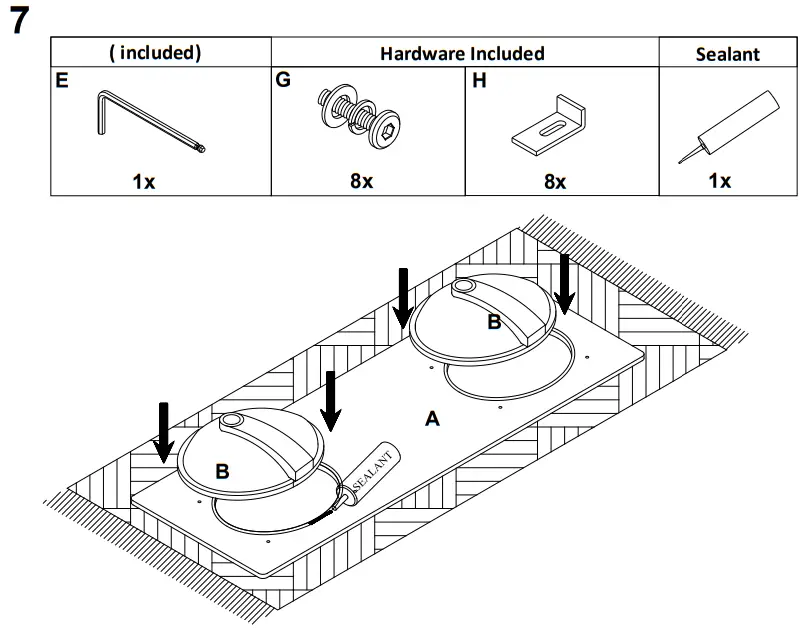 Williams Sonoma Parker 63 Inch Bathroom Vanity - ASSEMBLY 5