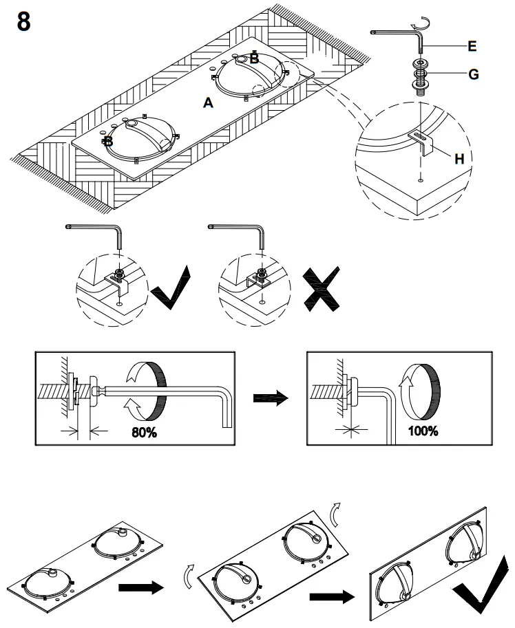 Williams Sonoma Parker 63 Inch Bathroom Vanity - ASSEMBLY 6