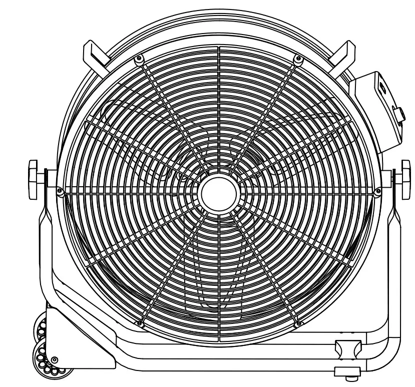 XPOWER FD-630D Brushless DC Motor High Velocity Drum Fan -