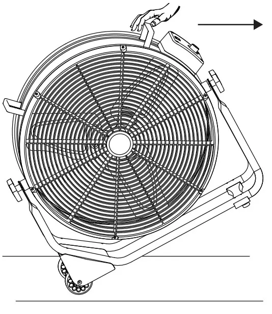 XPOWER FD-630D Brushless DC Motor High Velocity Drum Fan - Fig6