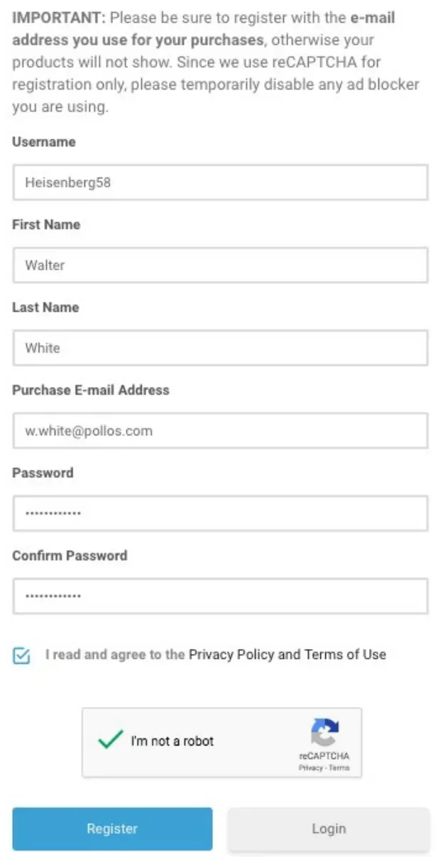 audiority AAX Dark Memory - setting