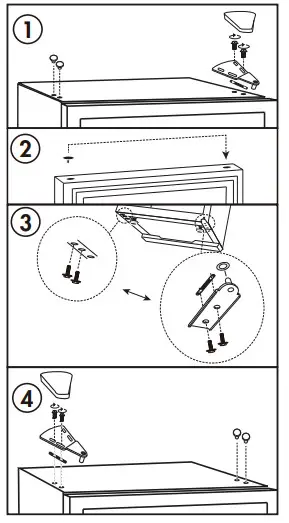Danby DAG026A2BDB Compact Glass Door Fridge - Danby 1