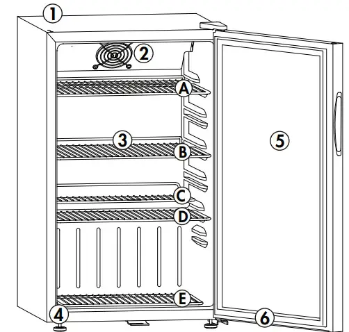 Danby DAG026A2BDB Compact Glass Door Fridge - Danby