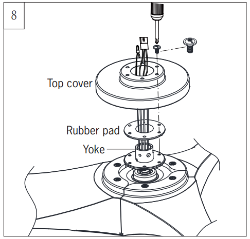 MONTE CARLO 3CLNCSM60XXX Series Fan - Parts 8