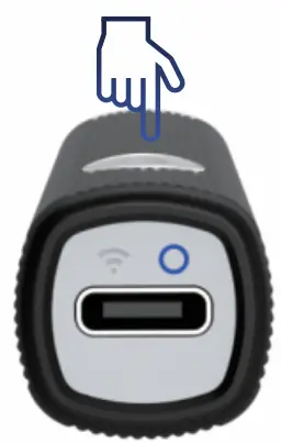 scopepick P10 WiFi Video Smart Tweezer - power key