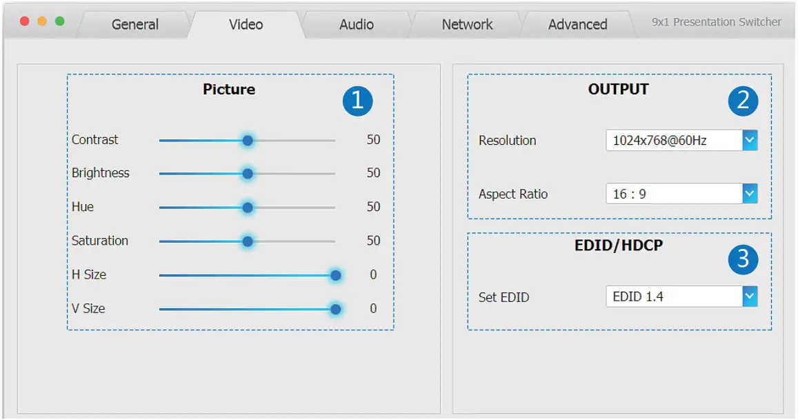Infobitav iSwitch 901 9x1 HDMI Seamless Switcher with Multi View - Video mode