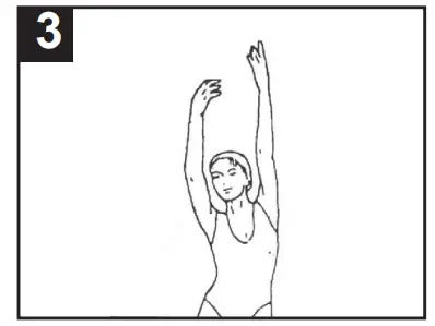 FYSiC FW12 Mobiliteits Hometrainer Met Display - arm up to the ceiling