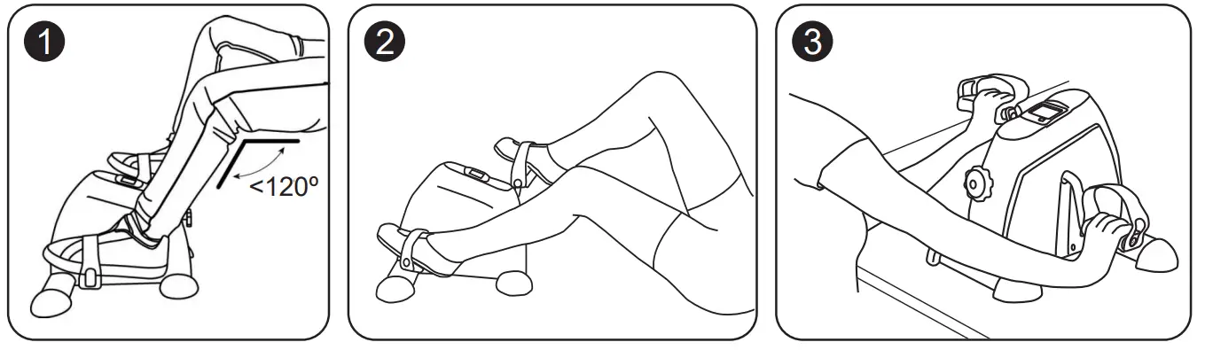 FYSiC FW12 Mobiliteits Hometrainer Met Display - placing the device