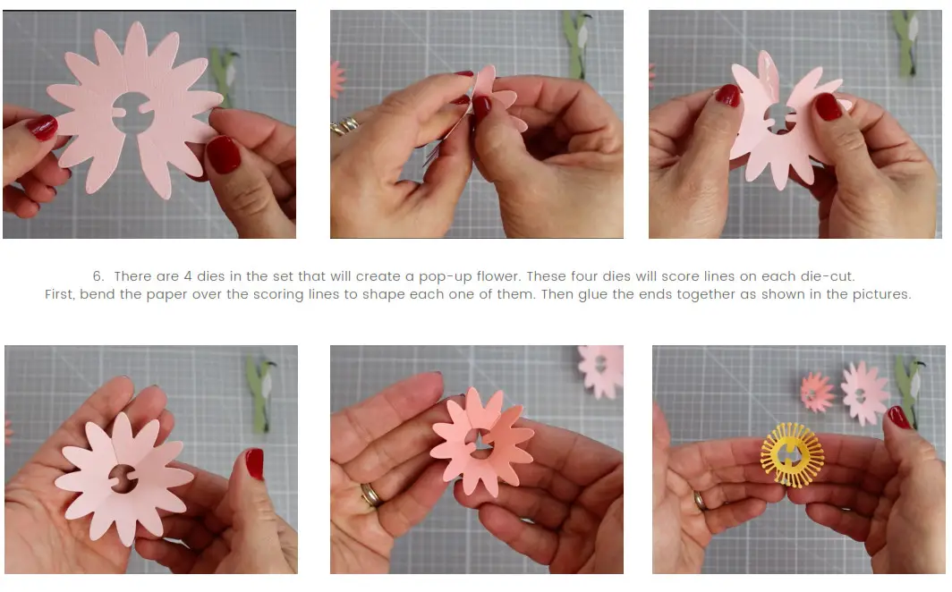 CAROL Pop Up Hummingbird and Flower Crafting - fig 1