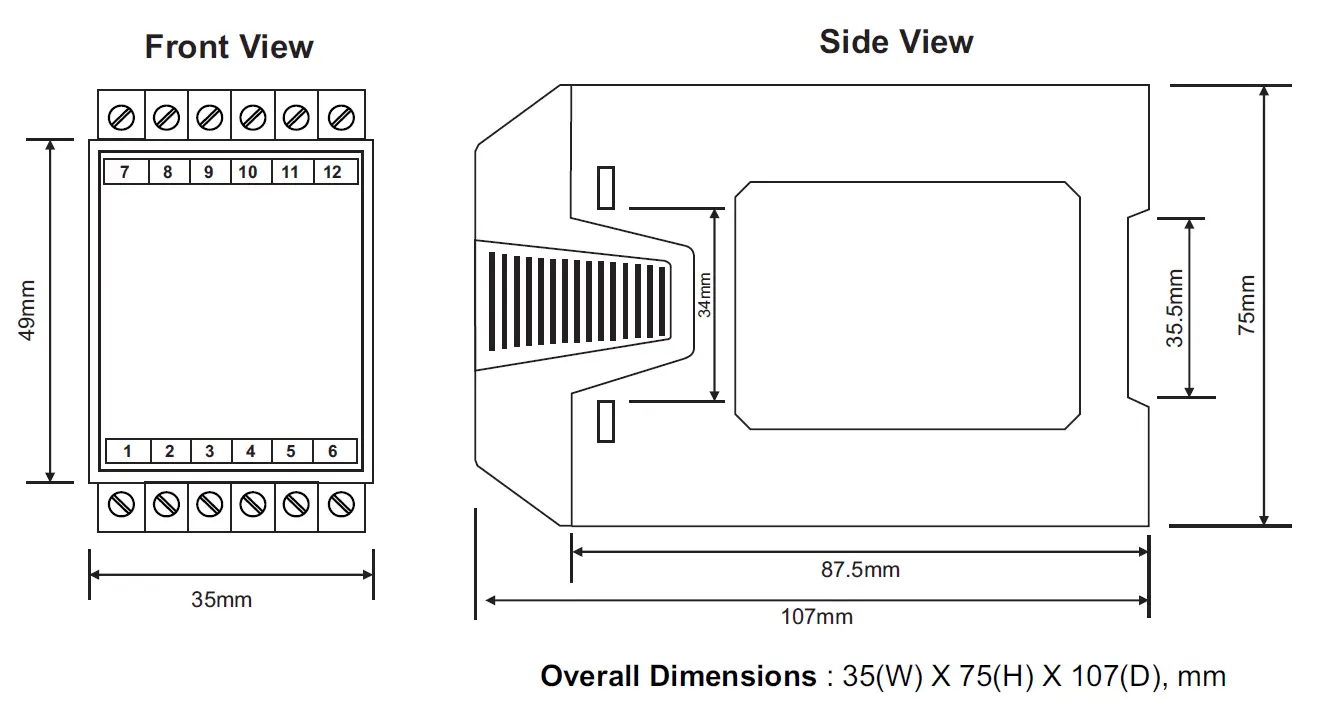 PPI ISOSIG-35S Programmable 4-Wire Isolated Signal 2