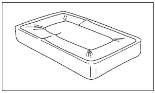 Goldair GPFAEB Series Antibacterial Fleece Electric Blanket with WiFi - over the edge