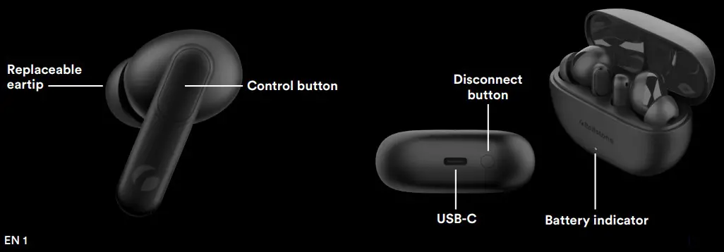 Rolfstone Luna True Wireless Earbuds