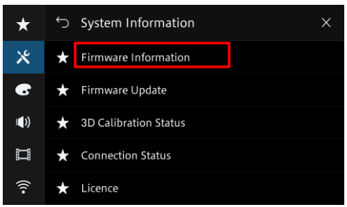 Confirm that the firmware has been updated Figure 4