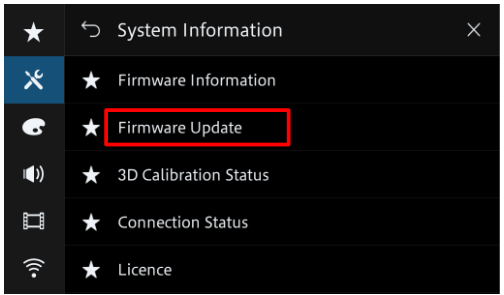 Updating the firmware on your unit Figure 4