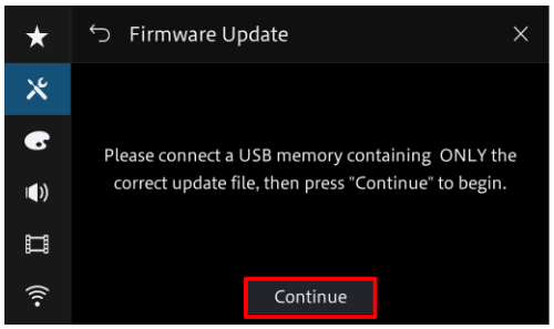 Updating the firmware on your unit Figure 6
