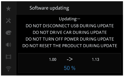 Updating the firmware on your unit Figure 9
