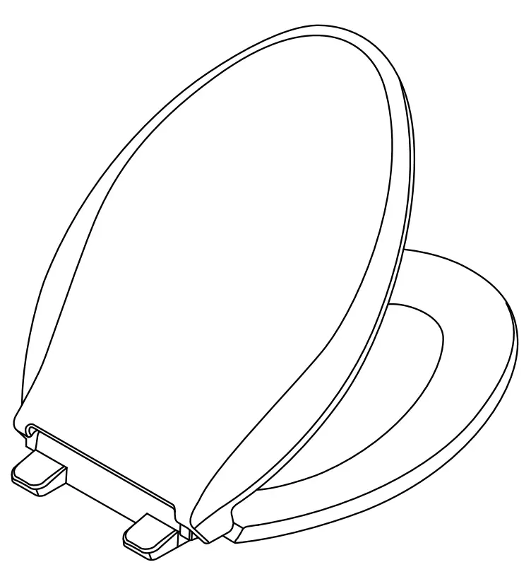 K-4636-RL Elongated Toilet Seat