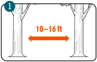 OLIFE Sunbreeze Double Camping Hammock A1