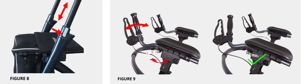 ALPINE WA01082 Forearm Rollator - fig 8
