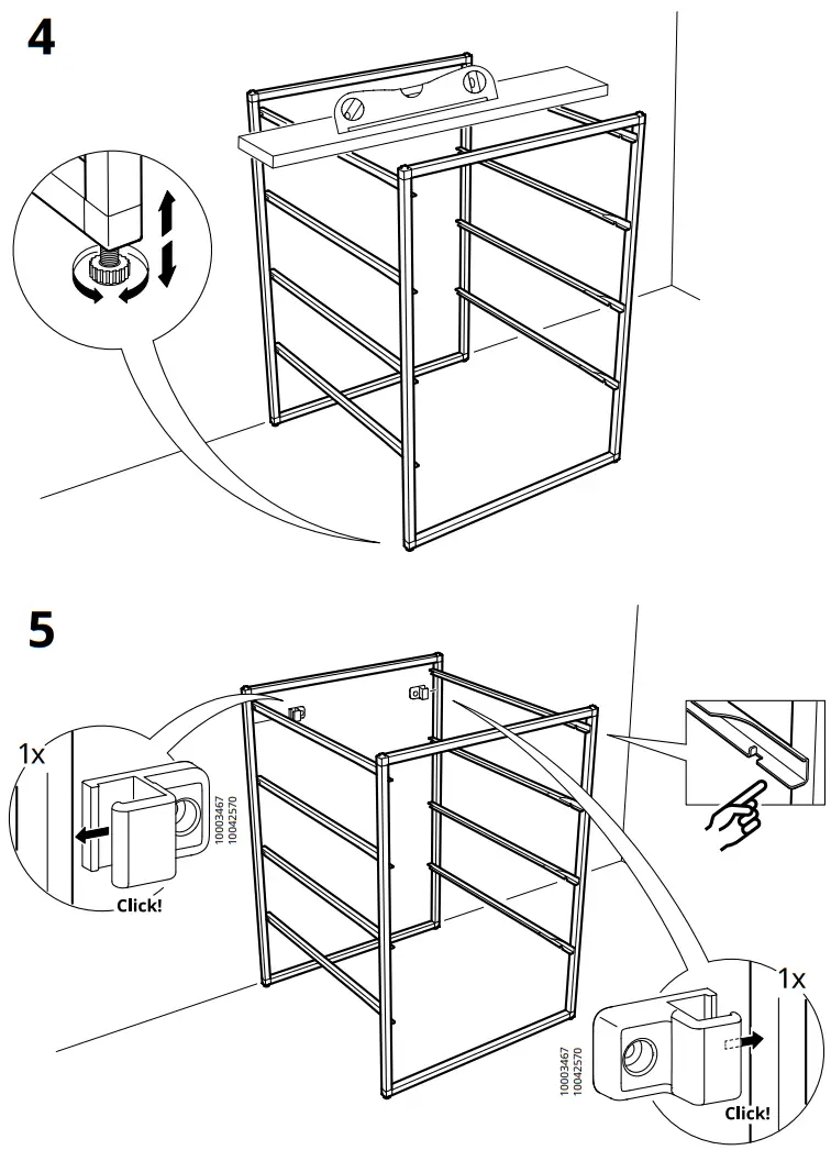 IKEA JONAXEL Wardrobe Combination - Assembly 3