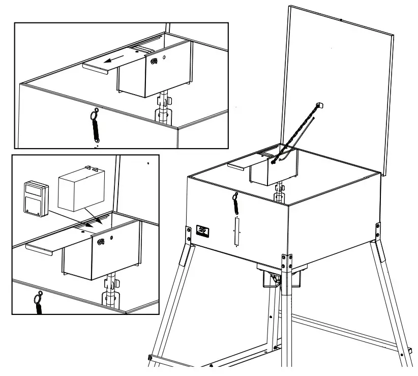 treeline FDR0350AS Corn Feeder - assembly 10