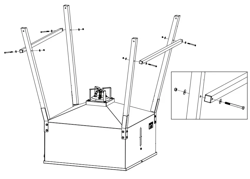treeline FDR0350AS Corn Feeder - assembly 6