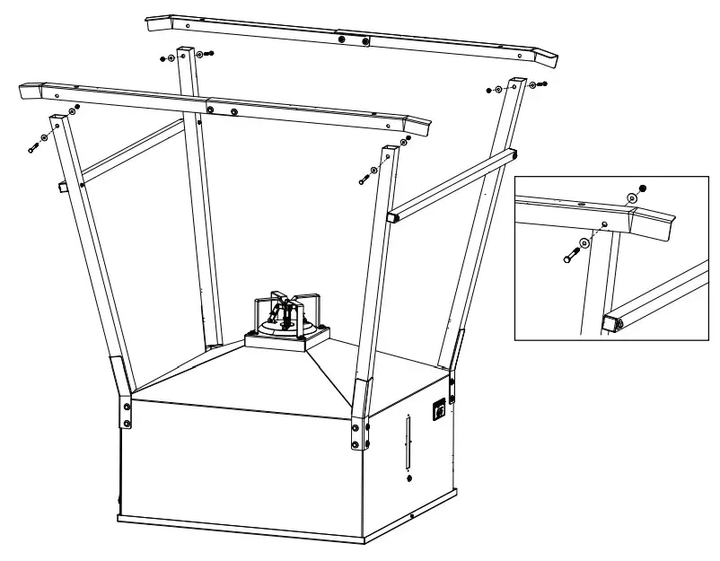 treeline FDR0350AS Corn Feeder - assembly 8