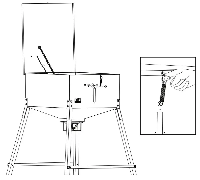 treeline FDR0350AS Corn Feeder - assembly 9