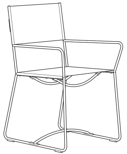 IKEA HÖGALT Chair Silver Colour - cover