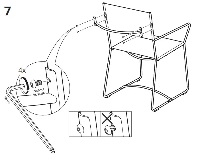 IKEA HÖGALT Chair Silver Colour - overview 11