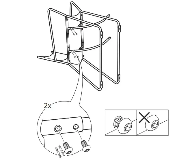 IKEA HÖGALT Chair Silver Colour - overview 4