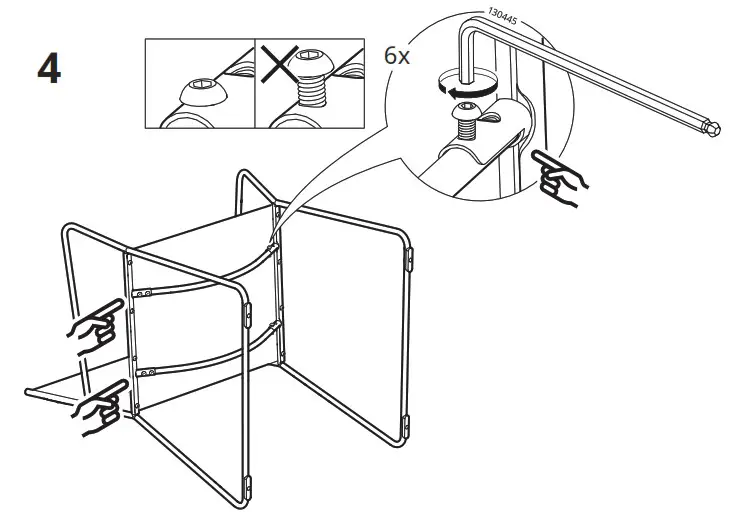 IKEA HÖGALT Chair Silver Colour - overview 8
