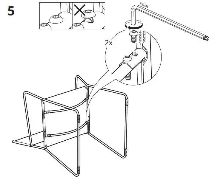 IKEA HÖGALT Chair Silver Colour - overview 9
