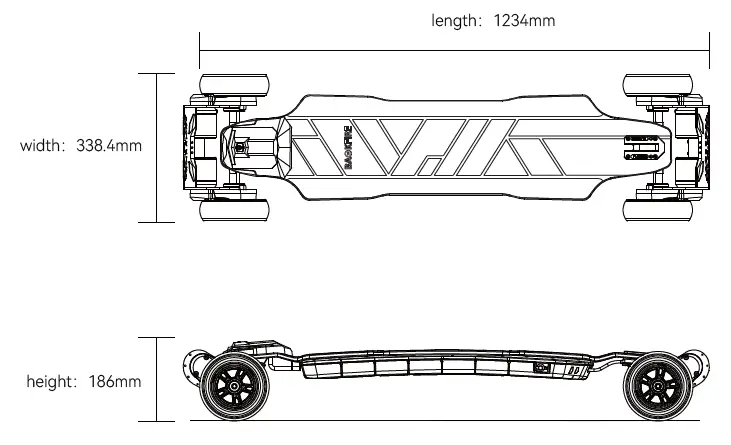 BACKFIRE Hammer Sledge Belt Drive All Terrain Electric Skateboard fig-6