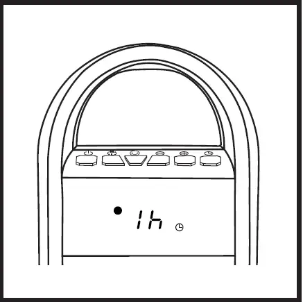 GiveBest HPU15A-E Digital Ceramic Heater 3