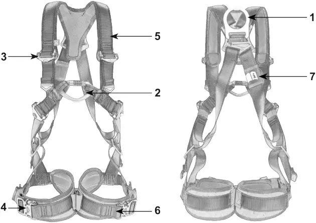 CRESTO Safety Harness - a1