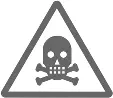 Danger to life icon