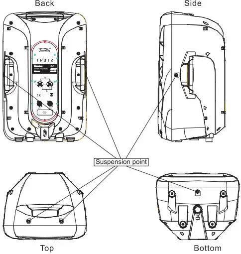 Soundking FPD12 12 Inch Two Way Active Full Range Speaker Cabinet-fig5