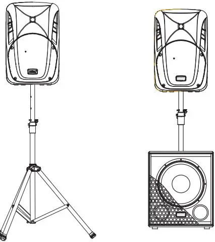 Soundking FPD12 12 Inch Two Way Active Full Range Speaker Cabinet-fig6