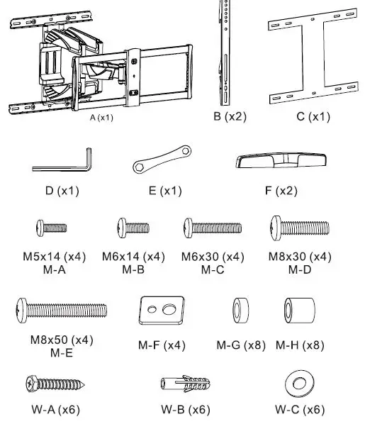 Neomounts-by-Newstar-NM-W475-monitor-ceiling-mount-Fig-1