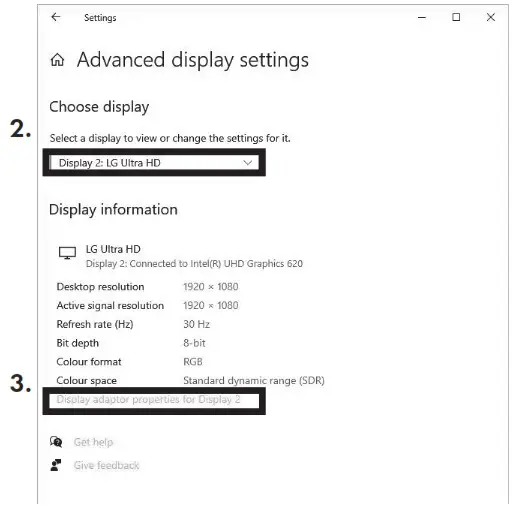 ICY BOX IB DK2261AC Docking Station - Advanced display settings 2