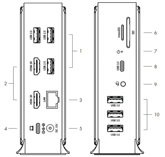 ICY BOX IB DK2261AC Docking Station - Package content 1
